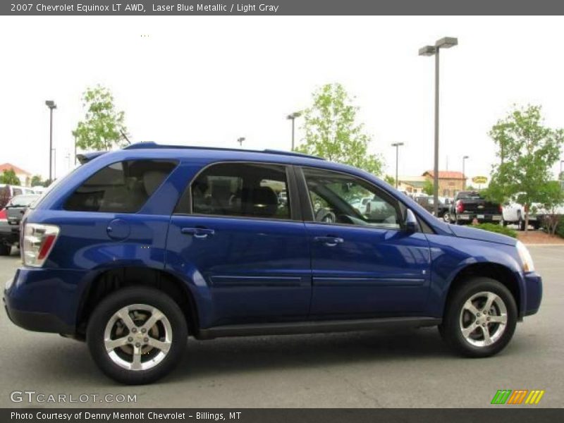 Laser Blue Metallic / Light Gray 2007 Chevrolet Equinox LT AWD