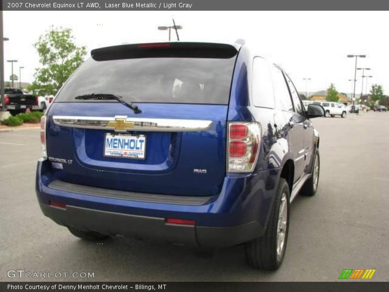 Laser Blue Metallic / Light Gray 2007 Chevrolet Equinox LT AWD