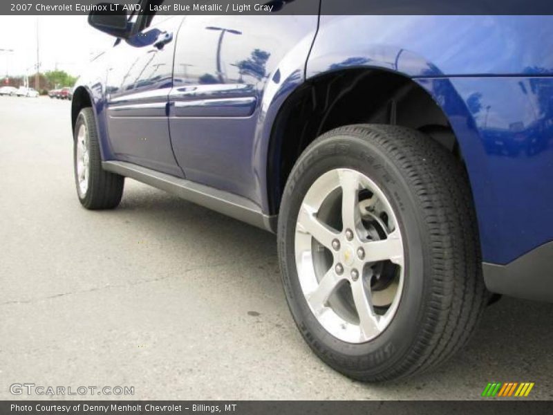 Laser Blue Metallic / Light Gray 2007 Chevrolet Equinox LT AWD