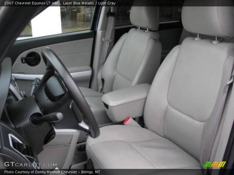 Laser Blue Metallic / Light Gray 2007 Chevrolet Equinox LT AWD