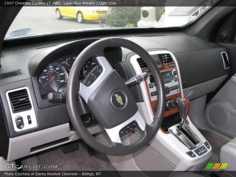 Laser Blue Metallic / Light Gray 2007 Chevrolet Equinox LT AWD