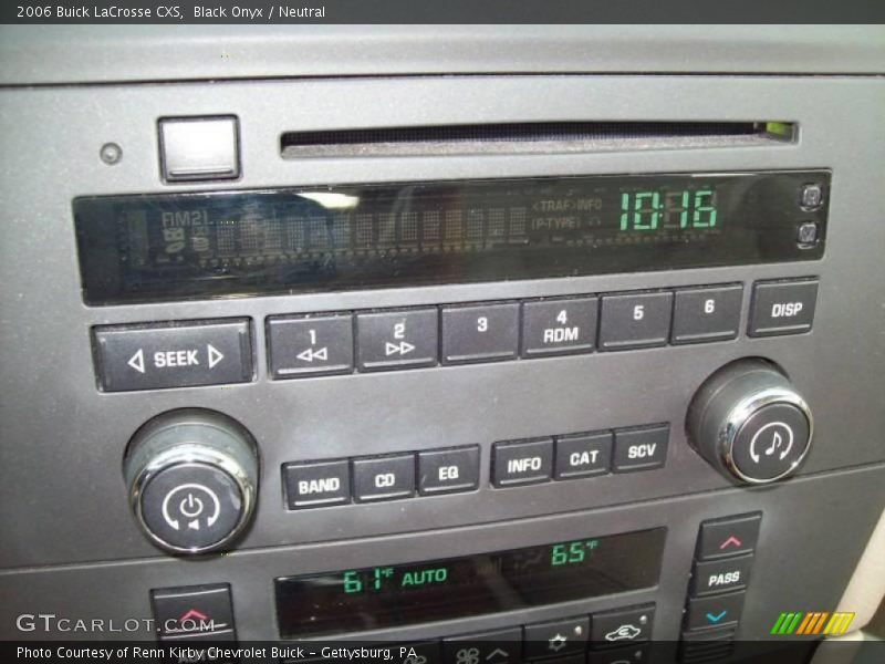 Black Onyx / Neutral 2006 Buick LaCrosse CXS