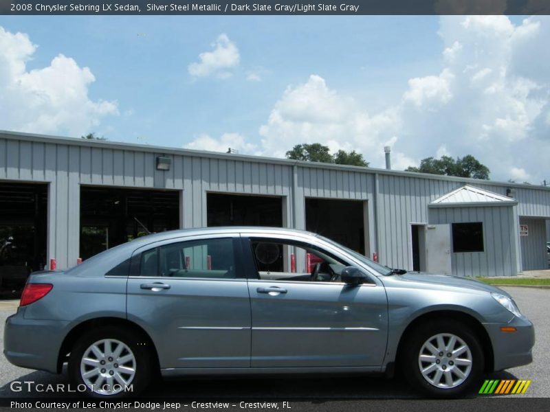 Silver Steel Metallic / Dark Slate Gray/Light Slate Gray 2008 Chrysler Sebring LX Sedan