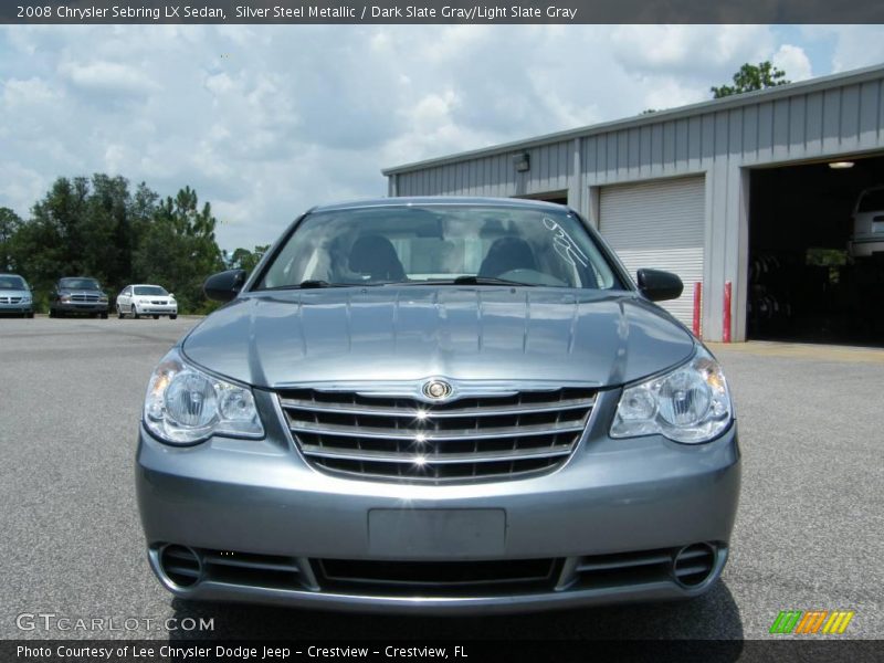 Silver Steel Metallic / Dark Slate Gray/Light Slate Gray 2008 Chrysler Sebring LX Sedan