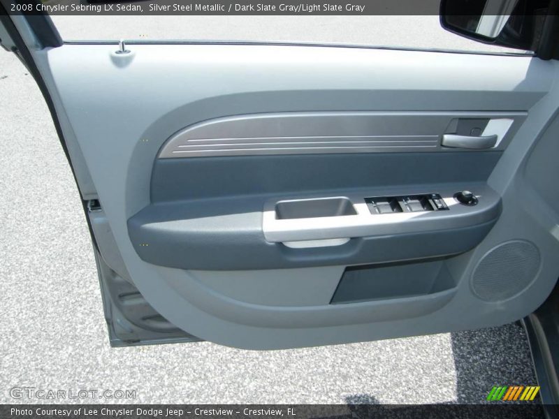 Silver Steel Metallic / Dark Slate Gray/Light Slate Gray 2008 Chrysler Sebring LX Sedan