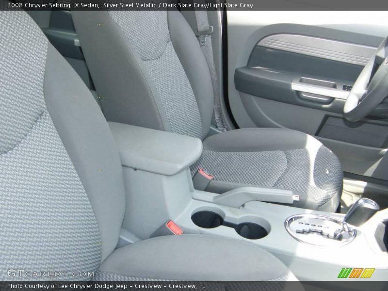 Silver Steel Metallic / Dark Slate Gray/Light Slate Gray 2008 Chrysler Sebring LX Sedan