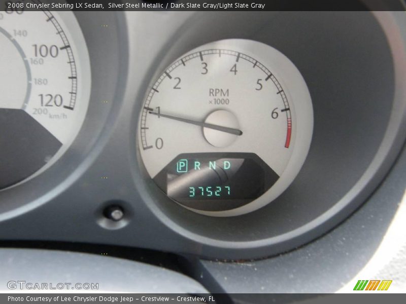 Silver Steel Metallic / Dark Slate Gray/Light Slate Gray 2008 Chrysler Sebring LX Sedan