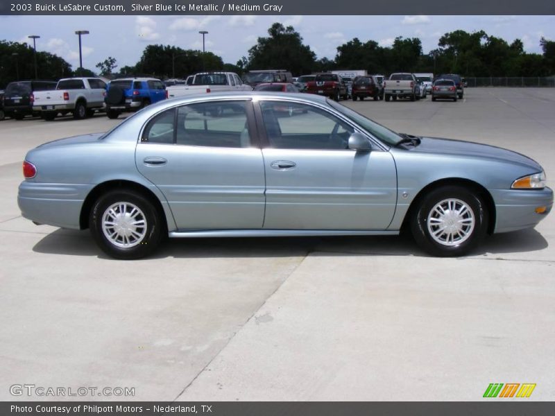 Silver Blue Ice Metallic / Medium Gray 2003 Buick LeSabre Custom