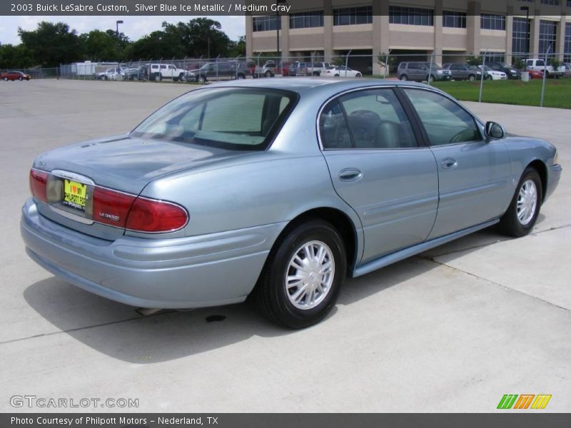 Silver Blue Ice Metallic / Medium Gray 2003 Buick LeSabre Custom