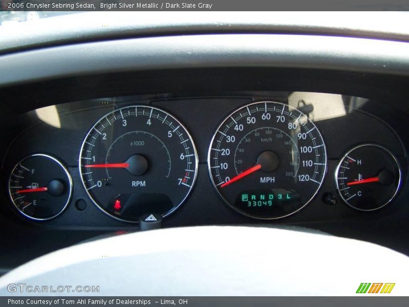 Bright Silver Metallic / Dark Slate Gray 2006 Chrysler Sebring Sedan