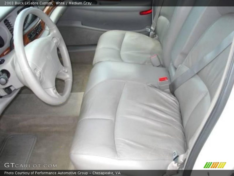 White / Medium Gray 2003 Buick LeSabre Custom