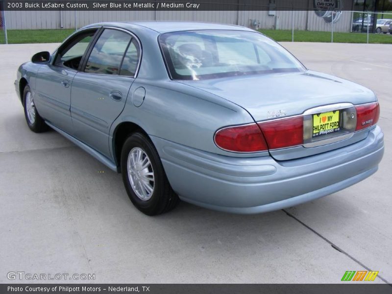 Silver Blue Ice Metallic / Medium Gray 2003 Buick LeSabre Custom