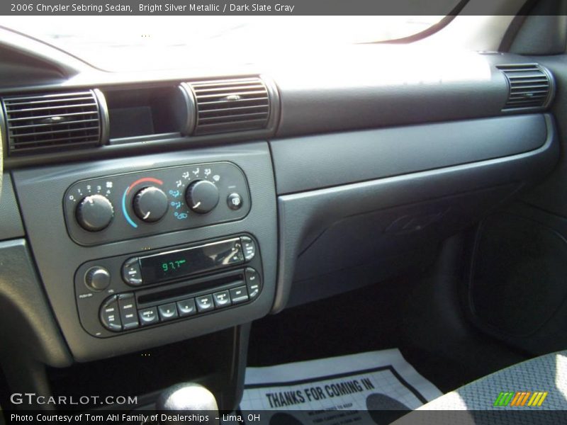 Bright Silver Metallic / Dark Slate Gray 2006 Chrysler Sebring Sedan