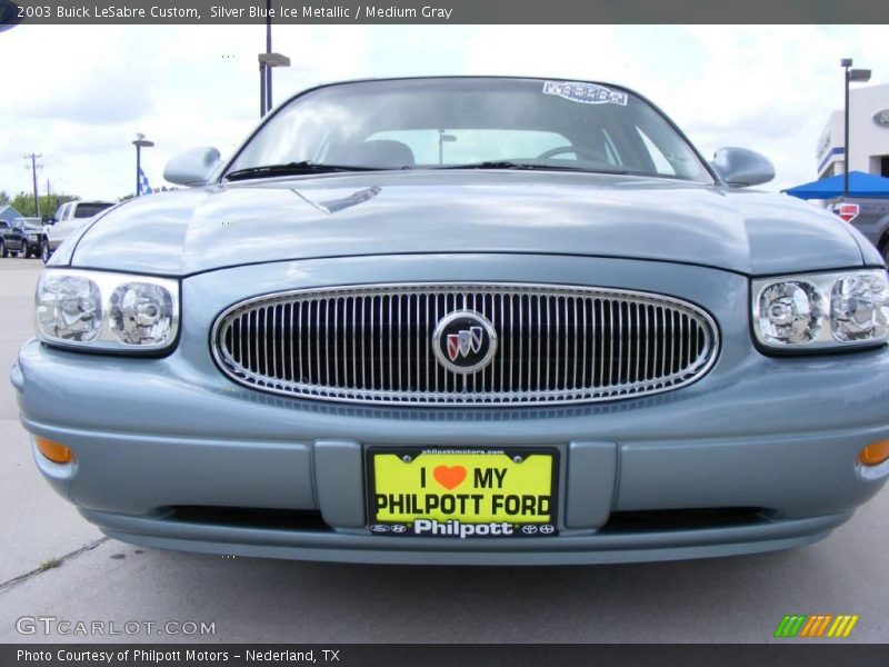 Silver Blue Ice Metallic / Medium Gray 2003 Buick LeSabre Custom