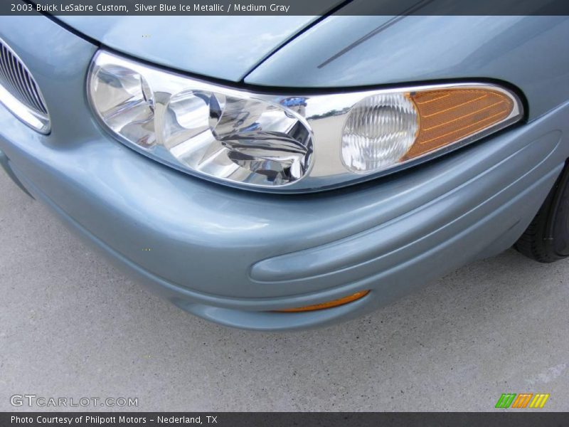 Silver Blue Ice Metallic / Medium Gray 2003 Buick LeSabre Custom