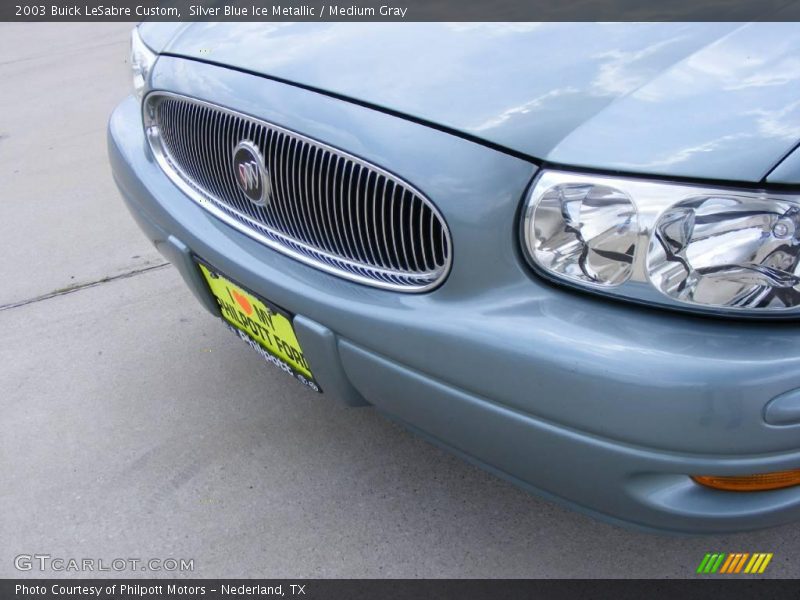 Silver Blue Ice Metallic / Medium Gray 2003 Buick LeSabre Custom