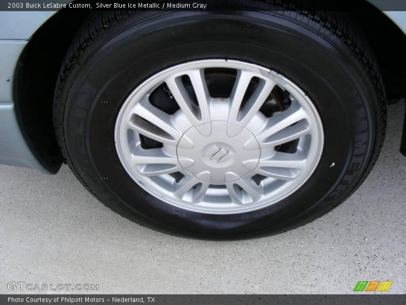 Silver Blue Ice Metallic / Medium Gray 2003 Buick LeSabre Custom