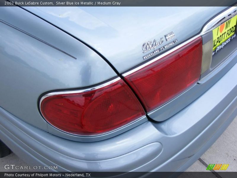 Silver Blue Ice Metallic / Medium Gray 2003 Buick LeSabre Custom