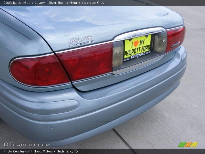 Silver Blue Ice Metallic / Medium Gray 2003 Buick LeSabre Custom