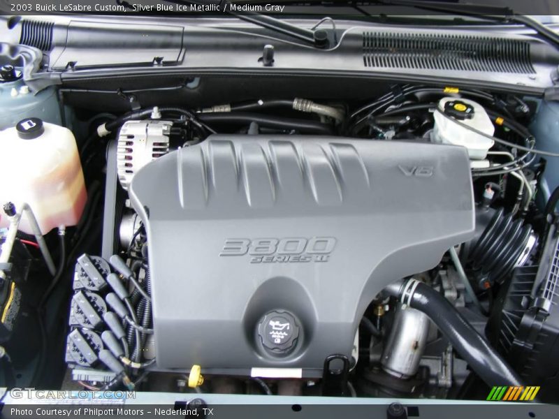 Silver Blue Ice Metallic / Medium Gray 2003 Buick LeSabre Custom