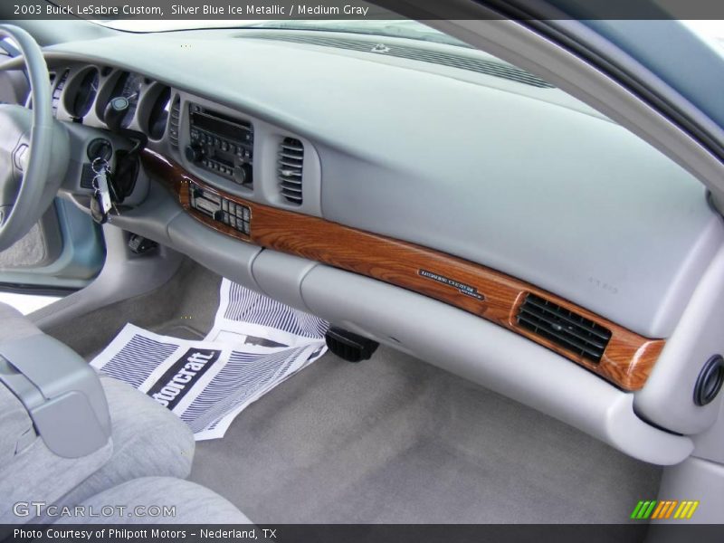 Silver Blue Ice Metallic / Medium Gray 2003 Buick LeSabre Custom
