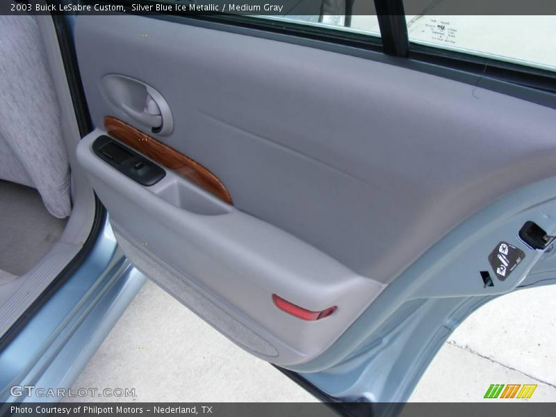 Silver Blue Ice Metallic / Medium Gray 2003 Buick LeSabre Custom