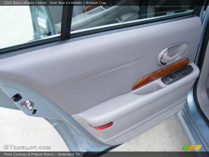 Silver Blue Ice Metallic / Medium Gray 2003 Buick LeSabre Custom