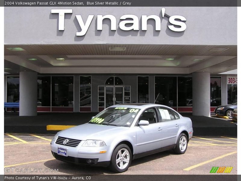 Blue Silver Metallic / Grey 2004 Volkswagen Passat GLX 4Motion Sedan