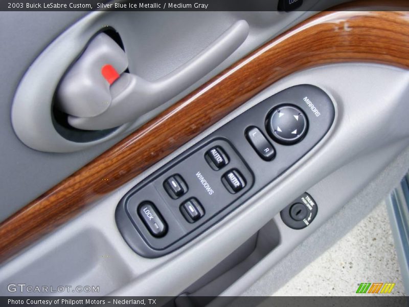 Silver Blue Ice Metallic / Medium Gray 2003 Buick LeSabre Custom