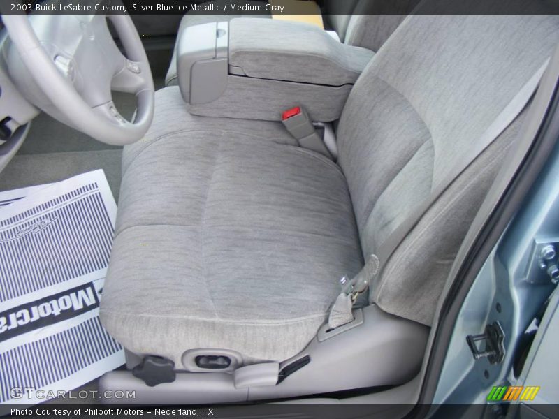 Silver Blue Ice Metallic / Medium Gray 2003 Buick LeSabre Custom