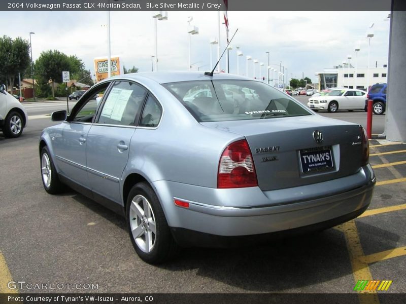 Blue Silver Metallic / Grey 2004 Volkswagen Passat GLX 4Motion Sedan