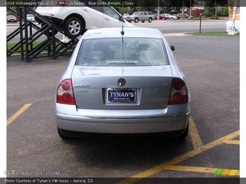 Blue Silver Metallic / Grey 2004 Volkswagen Passat GLX 4Motion Sedan