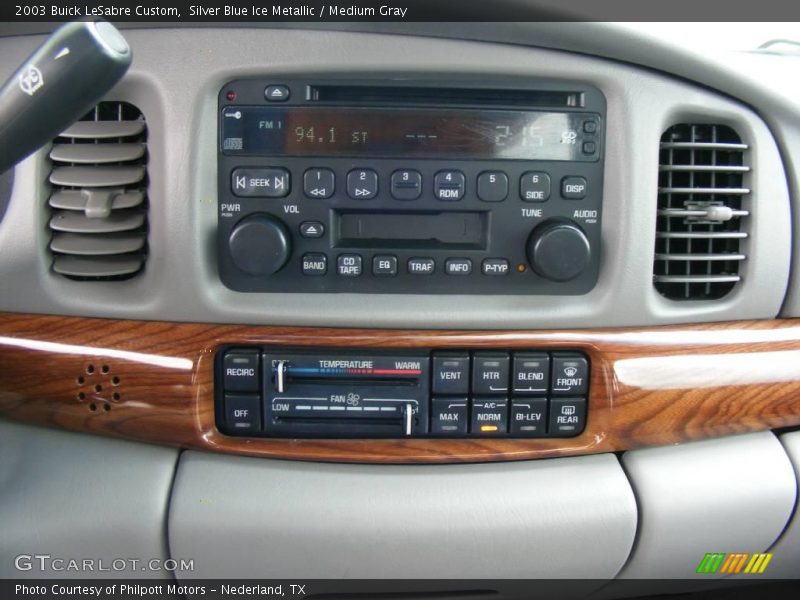 Silver Blue Ice Metallic / Medium Gray 2003 Buick LeSabre Custom