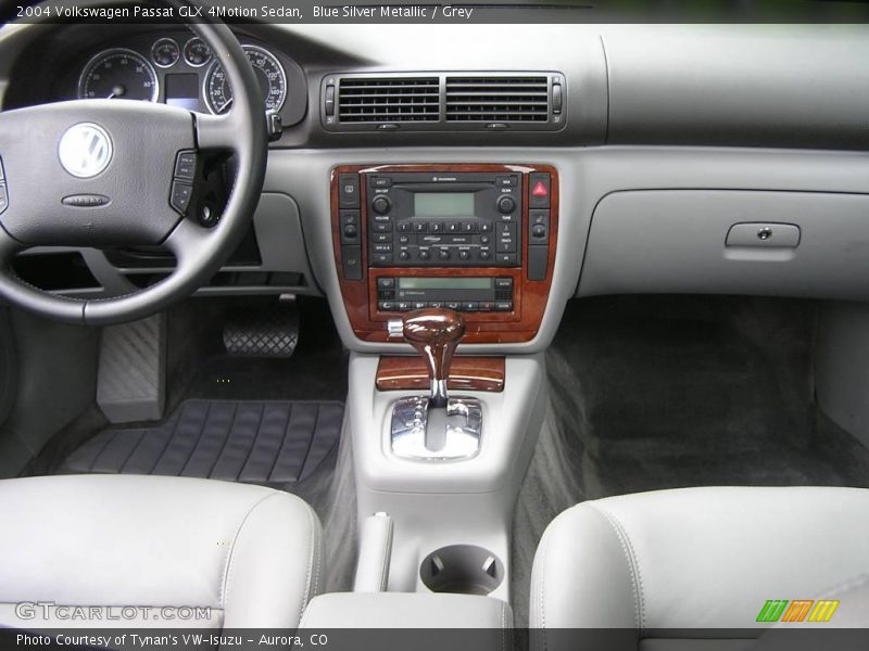 Blue Silver Metallic / Grey 2004 Volkswagen Passat GLX 4Motion Sedan