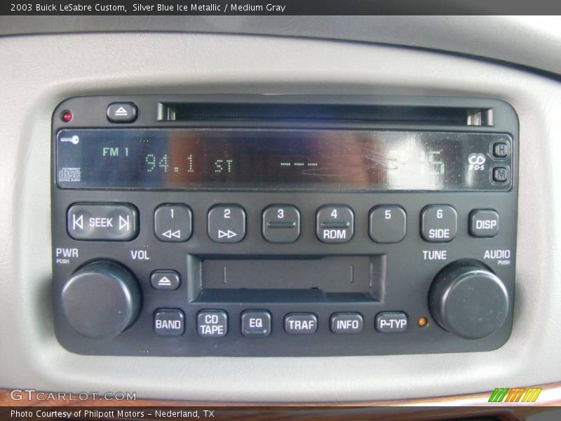 Silver Blue Ice Metallic / Medium Gray 2003 Buick LeSabre Custom
