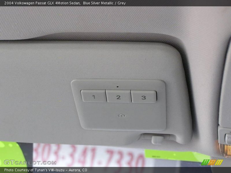 Blue Silver Metallic / Grey 2004 Volkswagen Passat GLX 4Motion Sedan