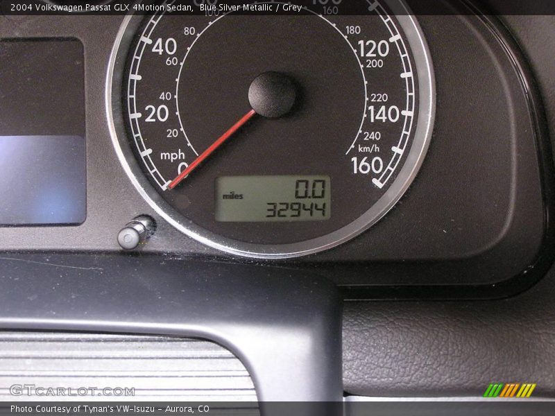 Blue Silver Metallic / Grey 2004 Volkswagen Passat GLX 4Motion Sedan
