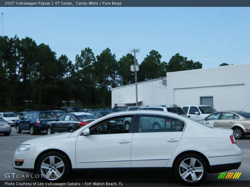 Candy White / Pure Beige 2007 Volkswagen Passat 2.0T Sedan