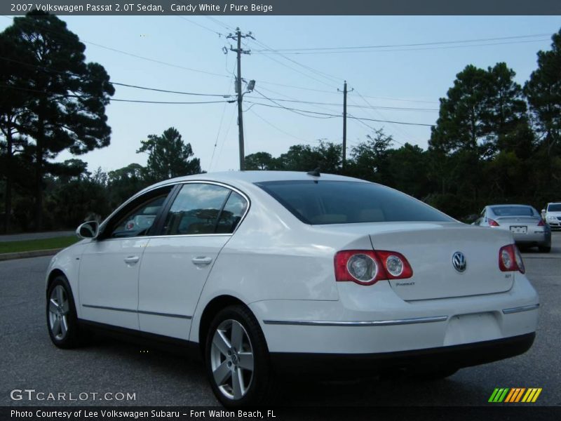 Candy White / Pure Beige 2007 Volkswagen Passat 2.0T Sedan