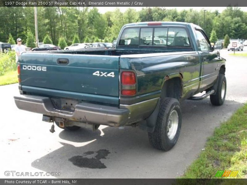 Emerald Green Metallic / Gray 1997 Dodge Ram 2500 ST Regular Cab 4x4