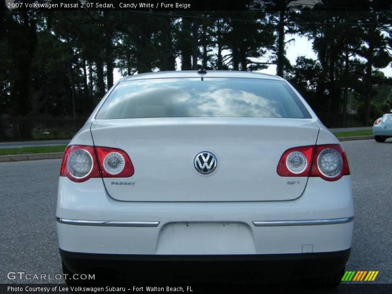 Candy White / Pure Beige 2007 Volkswagen Passat 2.0T Sedan