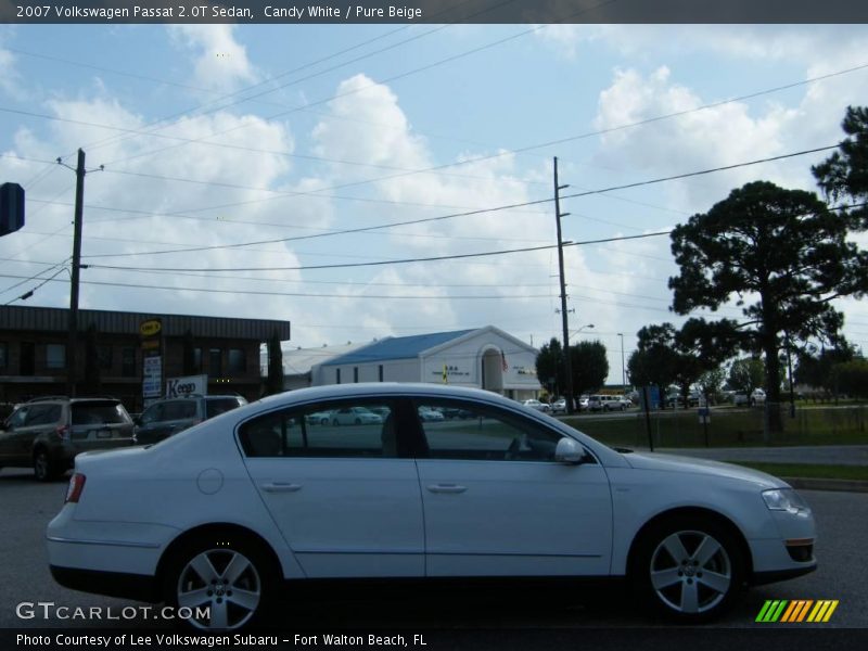 Candy White / Pure Beige 2007 Volkswagen Passat 2.0T Sedan