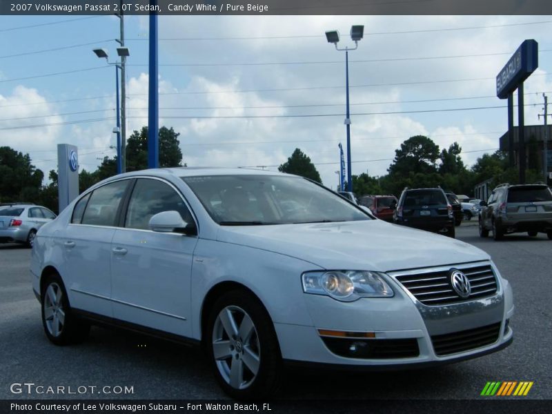 Candy White / Pure Beige 2007 Volkswagen Passat 2.0T Sedan