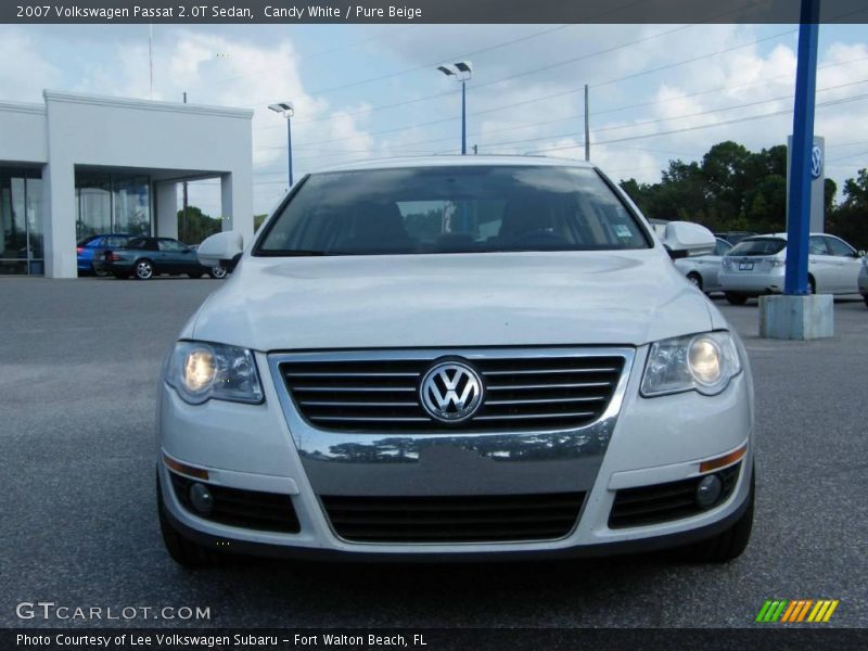 Candy White / Pure Beige 2007 Volkswagen Passat 2.0T Sedan