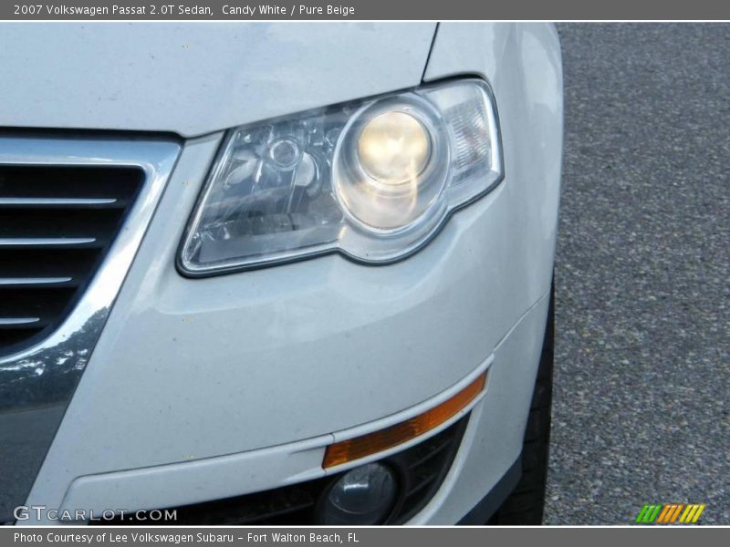 Candy White / Pure Beige 2007 Volkswagen Passat 2.0T Sedan