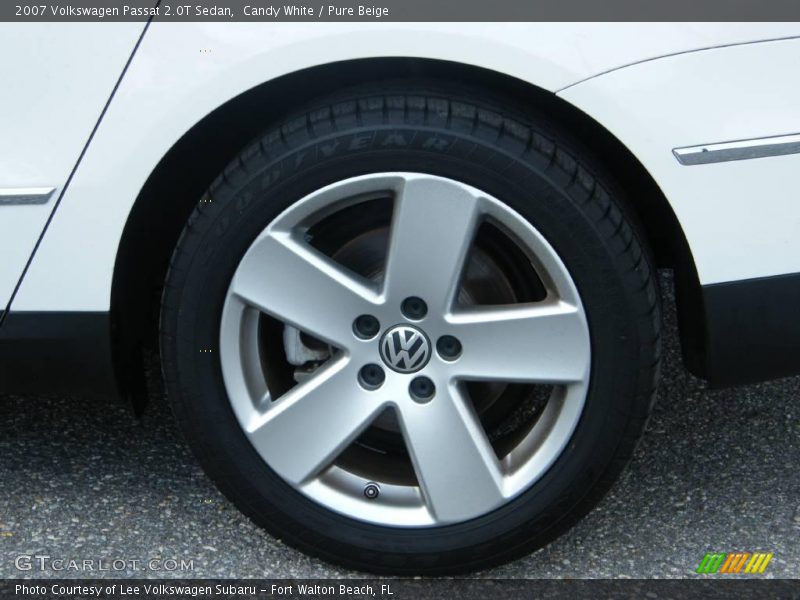 Candy White / Pure Beige 2007 Volkswagen Passat 2.0T Sedan