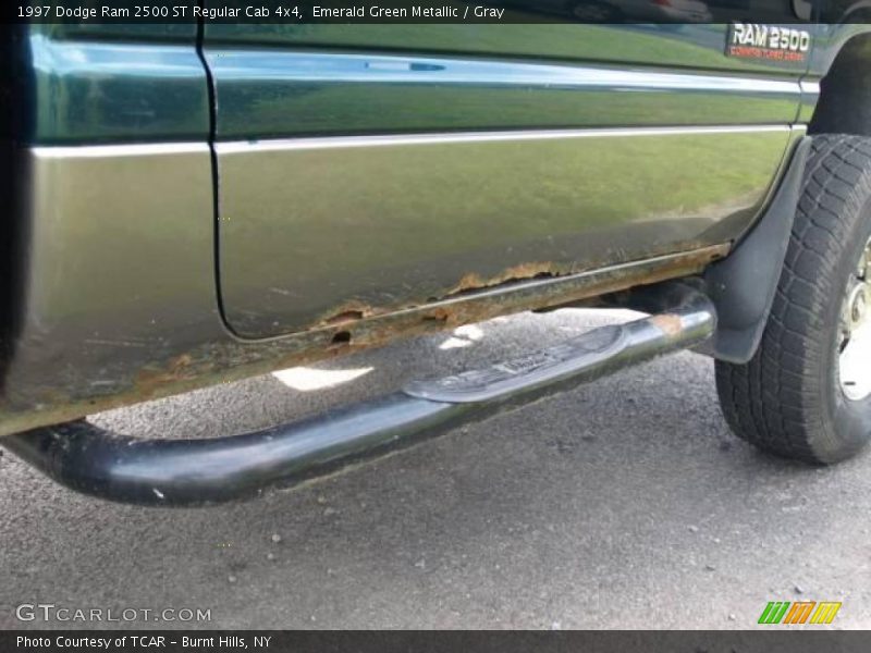 Emerald Green Metallic / Gray 1997 Dodge Ram 2500 ST Regular Cab 4x4