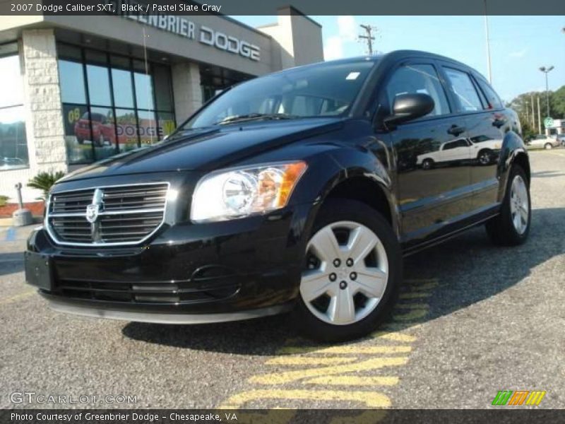 Black / Pastel Slate Gray 2007 Dodge Caliber SXT