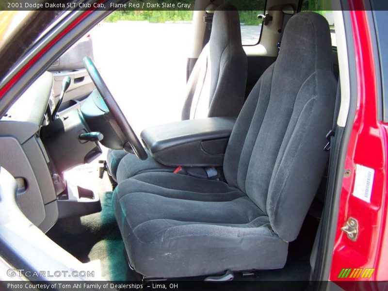 Flame Red / Dark Slate Gray 2001 Dodge Dakota SLT Club Cab