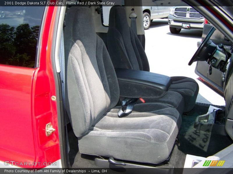 Flame Red / Dark Slate Gray 2001 Dodge Dakota SLT Club Cab